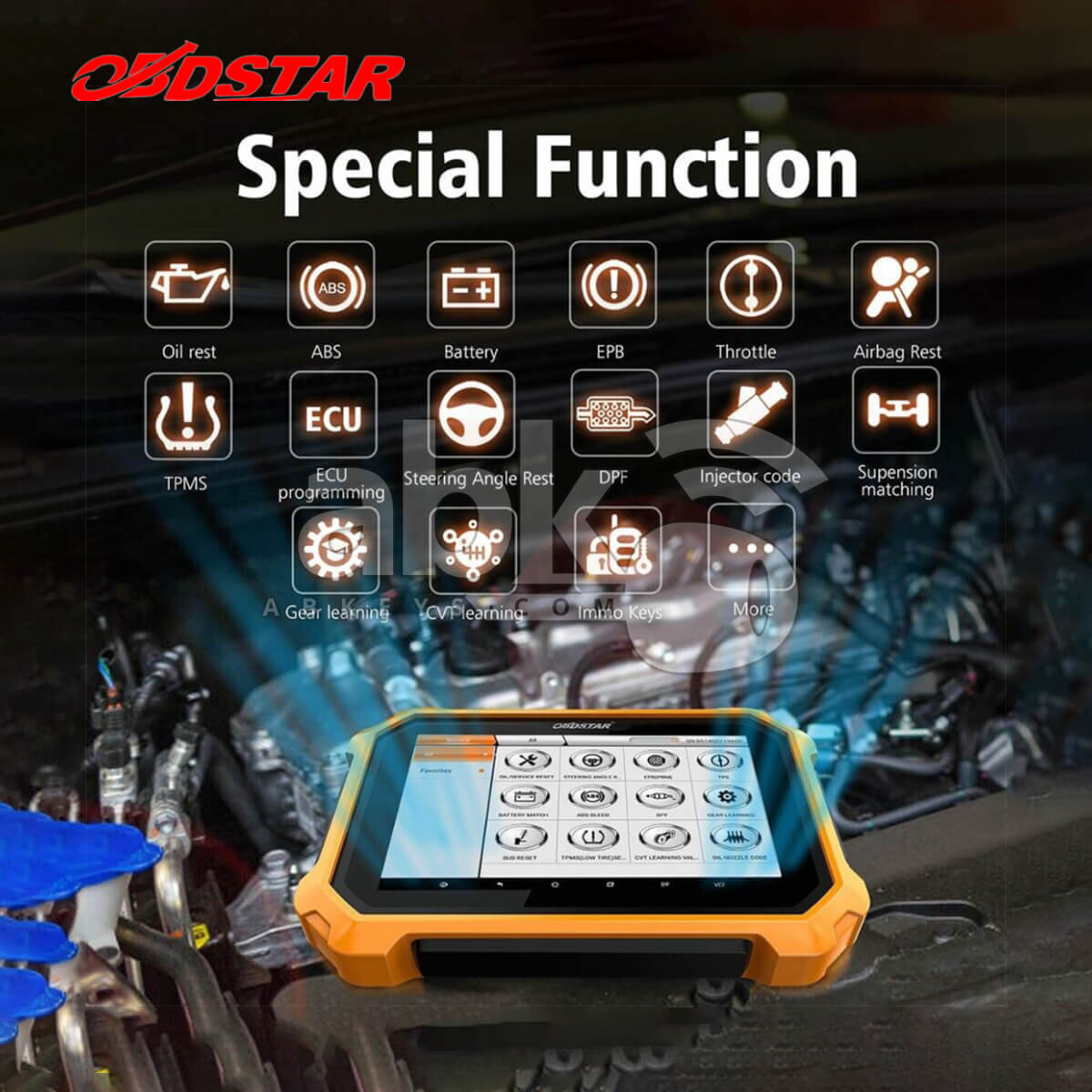 OBDStar X300 DP Plus Universal OBD Key Programmer By OBDSTAR   ABK 4568   ABKEYS