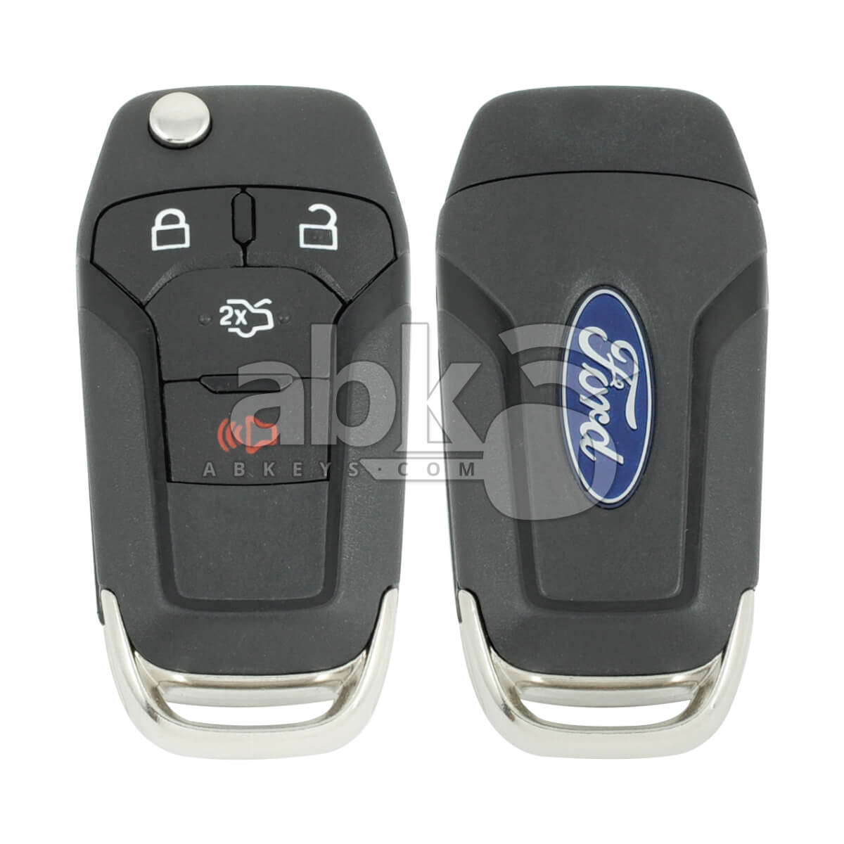2-Pack Replacement Flip Key Fob For 2013-2016 Ford Fusion - FCC ID N5F-A08TAA, Uncut Blade, Requires Programming 11 thumbnail image