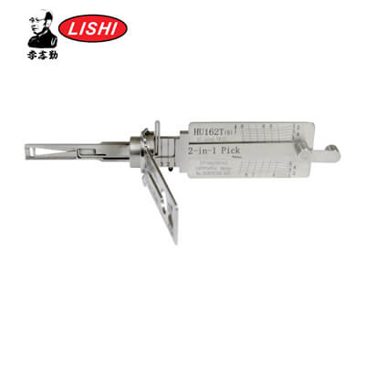 Original Lishi HU162-SC9 9Cut 2-in-1 Pick & Decoder for VW 2015 + Lishi Tool HU162-SC9-AG