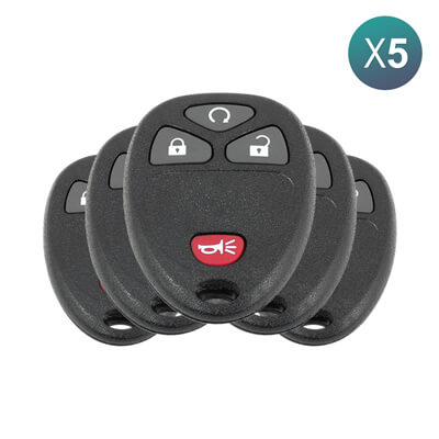 GMC Sierra, Acadia, Chevrolet Silverado, Captiva 2007+ Пульт, 4Кнопки 22936098 315MHz, OUC60270 5 шт Комплект