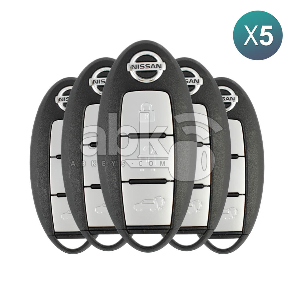 Nissan Qashqai X Trail 2014+ Smart Key 5Pcs Bundle 3Buttons 285E3 4CB5C 433MHz S180144104  