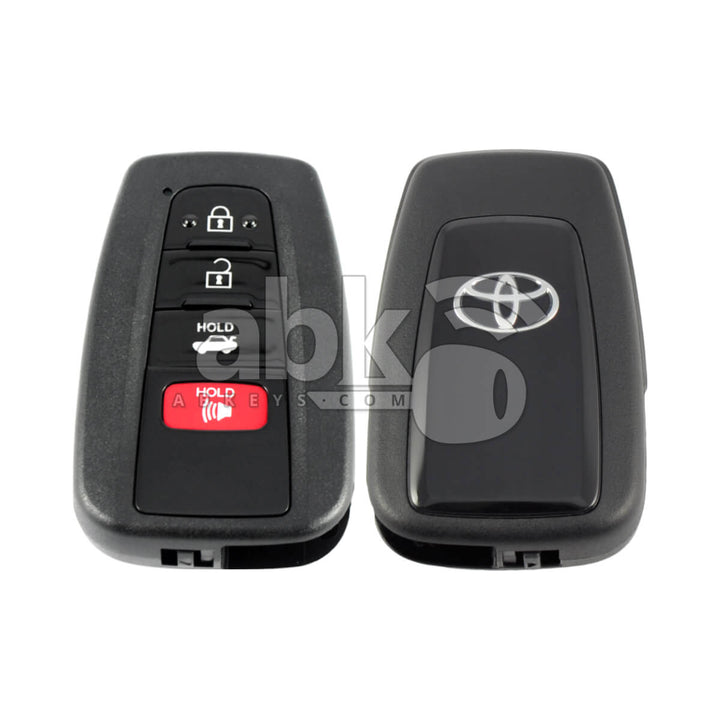 Toyota Avalon Camry Corolla 2018+ Smart Key Cover 4Buttons - ABK-4697-LG - ABKEYS.COM