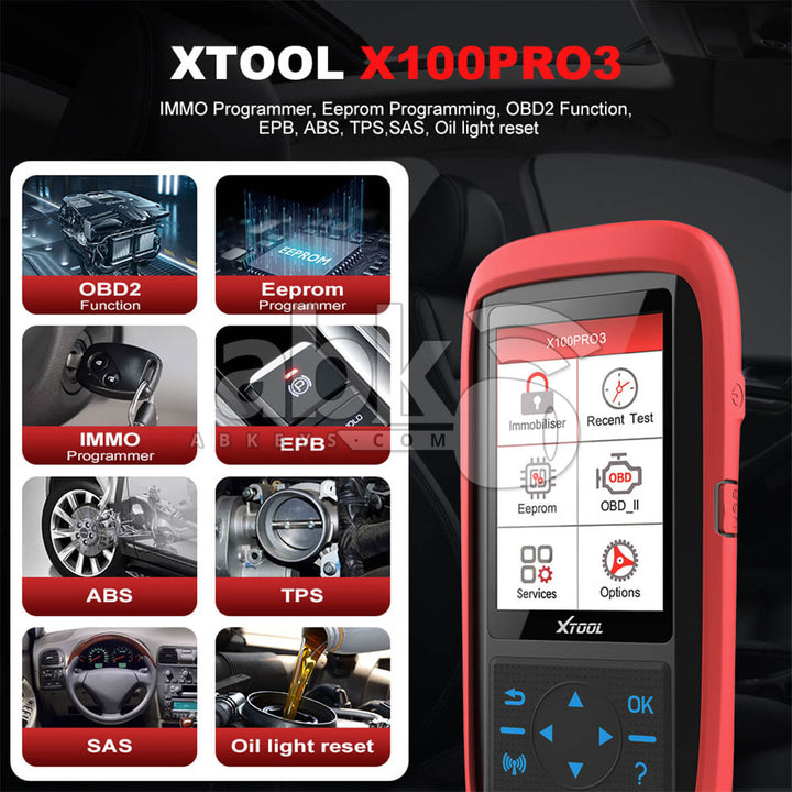 XTool X100 Pro3 Auto Key Programmer - ABK-4705 - ABKEYS.COM