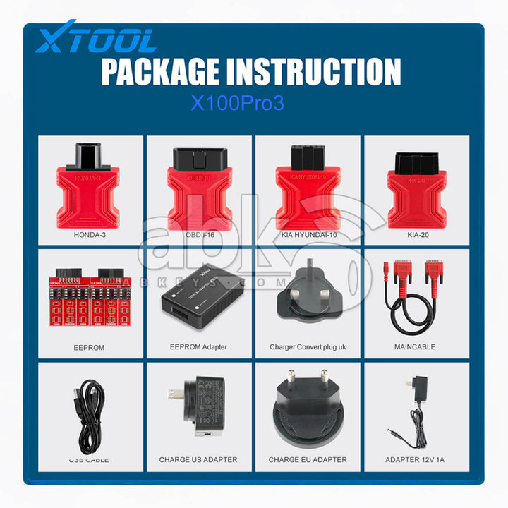 XTool X100 Pro3 Auto Key Programmer - ABK-4705 - ABKEYS.COM
