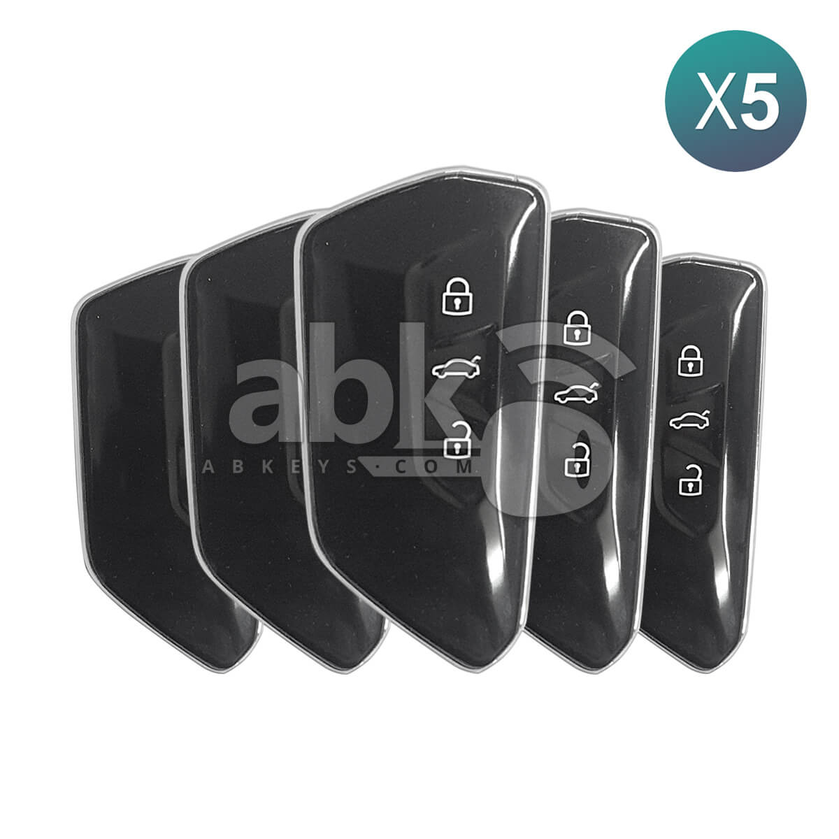 Genuine Volkswagen ID3 ID4 Golf 2020+ Smart Key 3Buttons 5HG959753B 433MHz FS19 5Pcs Bundle -