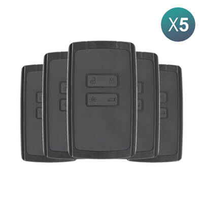 Renault Megane4, Talisman, Espace5 2016+ Clé Intelligente, 4Boutons 285977147R 433MHz 5 pièces Lot