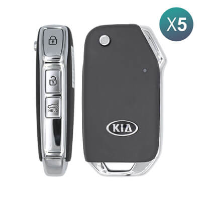 Kia Cerato 2018-2020 Télécommande Pliable Originale, 3Boutons 95430-M6300 433MHz, TG00520 5 pièces Lot