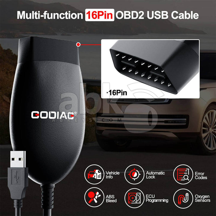 GODIAG GD101 J2534 Passthru Diagnostic Cable for IDS / HDS / TIS / Can Clip / Forscan / ScanMaster