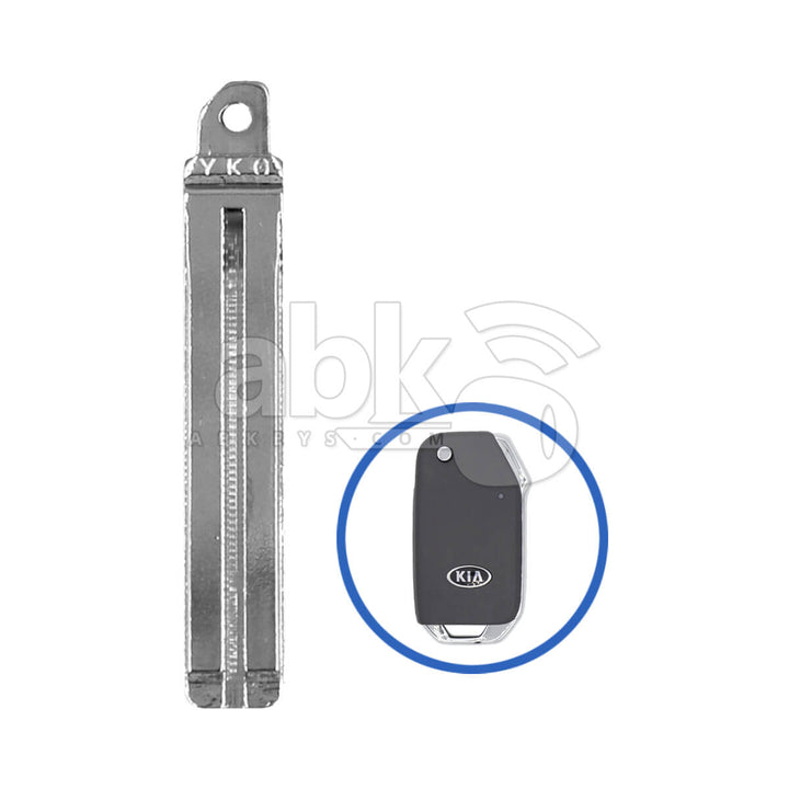 Genuine Kia Sportage Cadenza 2020+ Flip Remote Key Blade 81996-F6500 TOY40 - ABK-4932 ABKEYS.COM