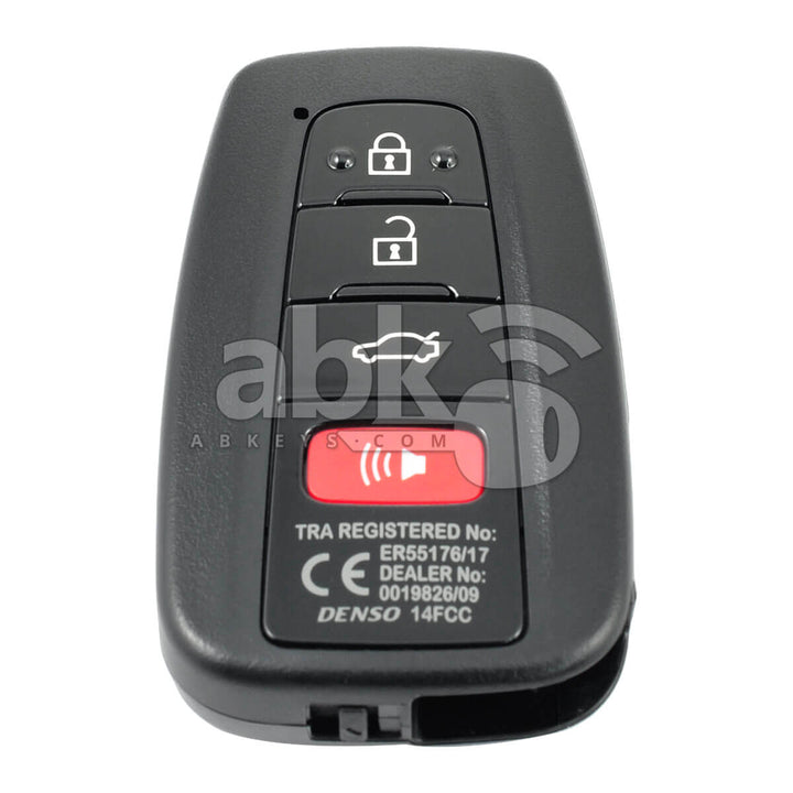 Xhorse Toyota Smart Key 315/433MHz 4Buttons XSTO01EN - ABKEYS.COM