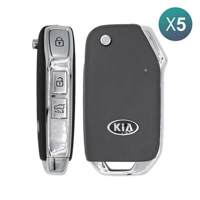 Kia Sorento 2021-2022 Télécommande Pliable D'origine, 3Boutons 95430-P2300 433MHz, SVI-SKRGE03 5 pièces Lot