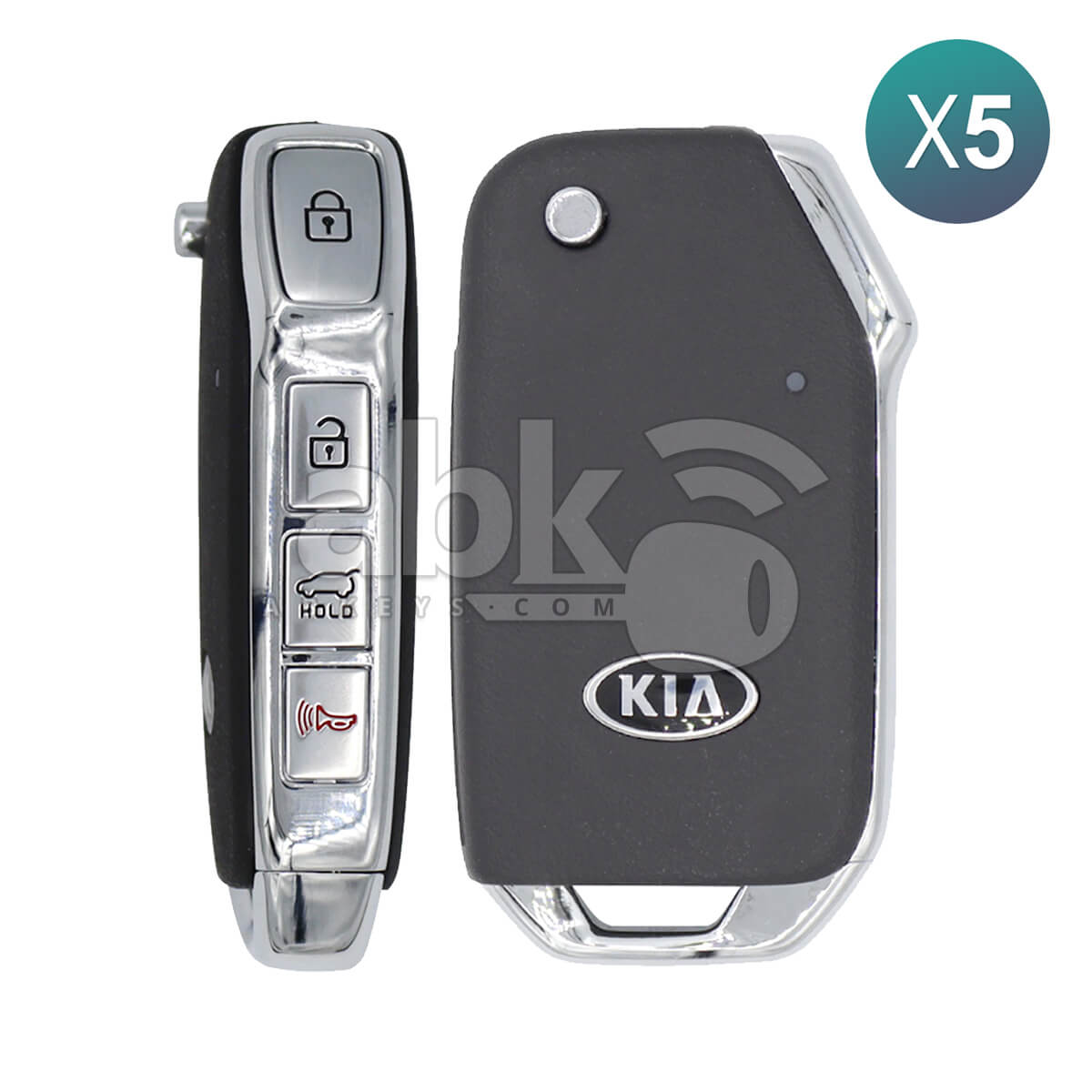 Genuine Kia Niro 2021-2022 Flip Remote 4Buttons 95430-G5300 433MHz SY5SKRGE04 5Pcs Bundle
