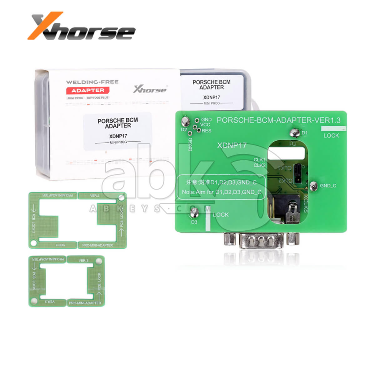 Xhorse XDNP17 Porsche BCM Solder Free Adapter for VVDI Key Tool Plus - VVDI Mini Prog XDNP17GL -
