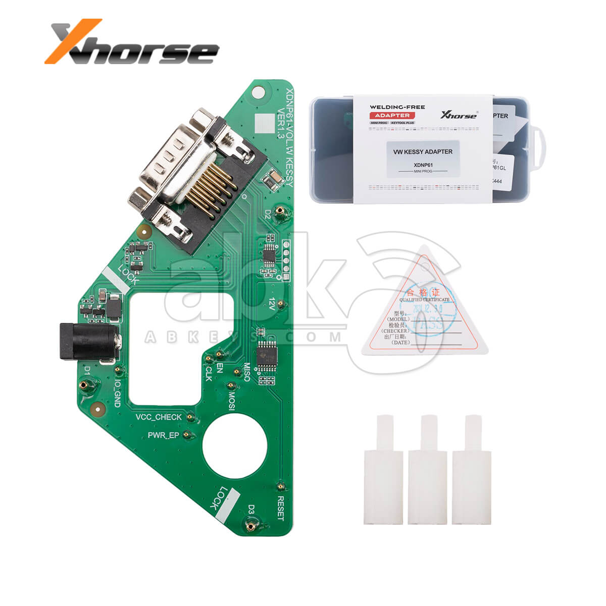 Xhorse XDNP61GL VW KESSY Solder-free Adapter Read IMMO Data |ABKEYS
