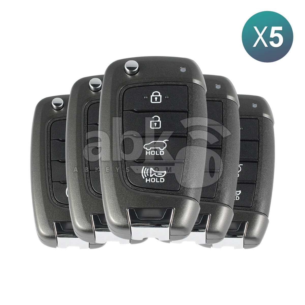 Genuine Hyundai Tucson 2021 2023 Flip Remote 4Buttons 95430 N9010 433MHz TQ8 RKE 4F40 5Pcs Bundle