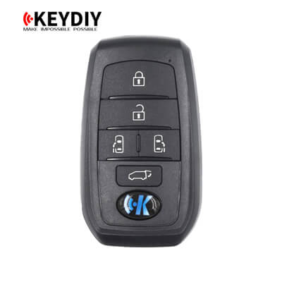 KeyDiy TB01-5 Toyota Universal Smart Key 5Buttons With 8A Transponder - ABK-5092-TB01-5 - ABKEYS.COM