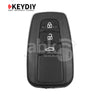 KeyDiy TB36-3 Toyota Universal Smart Key 3Buttons With 8A Transponder - ABK-5092-TB36-3 - ABKEYS.COM