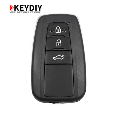 KeyDiy TB36-3 Toyota Universal Smart Key 3Buttons With 8A Transponder - ABK-5092-TB36-3 - ABKEYS.COM