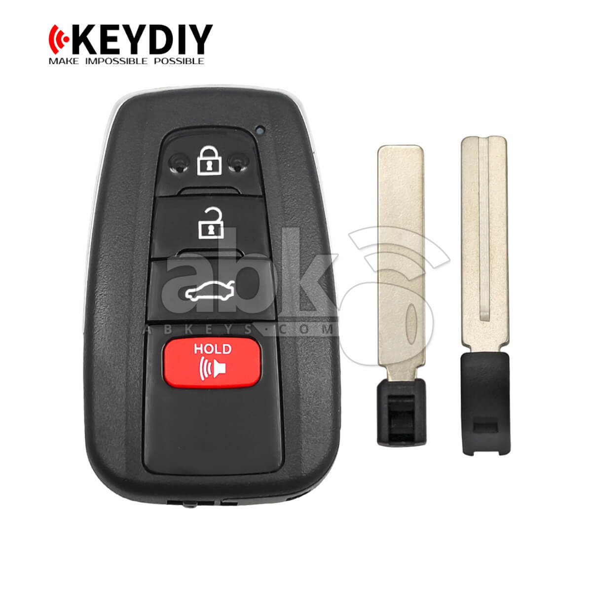 KeyDiy TB36-4 Toyota Smart Key 4Buttons With 8A Transponder |ABKEYS