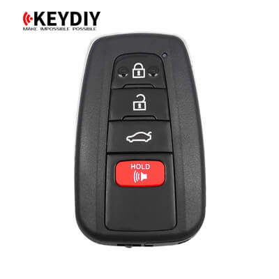 KeyDiy TB36-4 Toyota Universal Smart Key 4Buttons With 8A Transponder - ABK-5092-TB36-4 - ABKEYS.COM