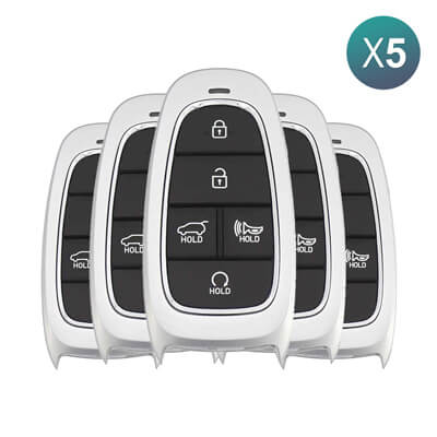 Clé Intelligente Hyundai Santa Fe 2021+ D'origine 5Boutons 95440-S1570 433MHz TQ8-FOB-4F27 5 pièces Lot