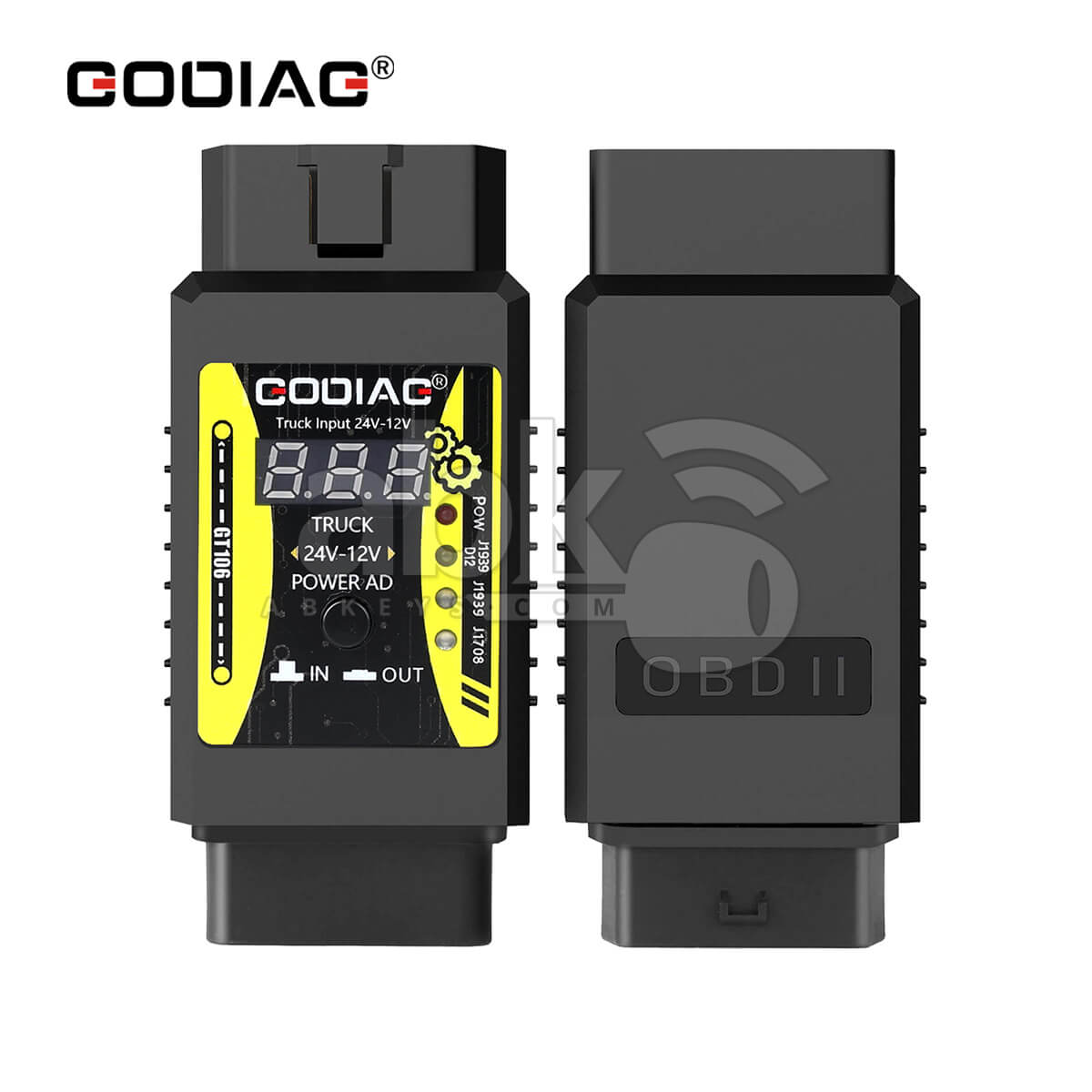 GODIAG GT106 24V to 12V Heavy Duty Truck Adapter for Launch X431