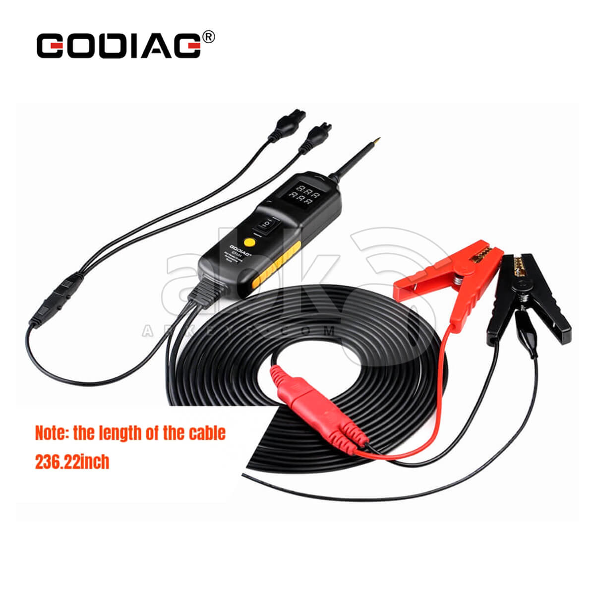 GODIAG GT101 4 in one DC 6 40V Circuit Tester Power Probe Relay Tester   ABK 523   ABKEYS