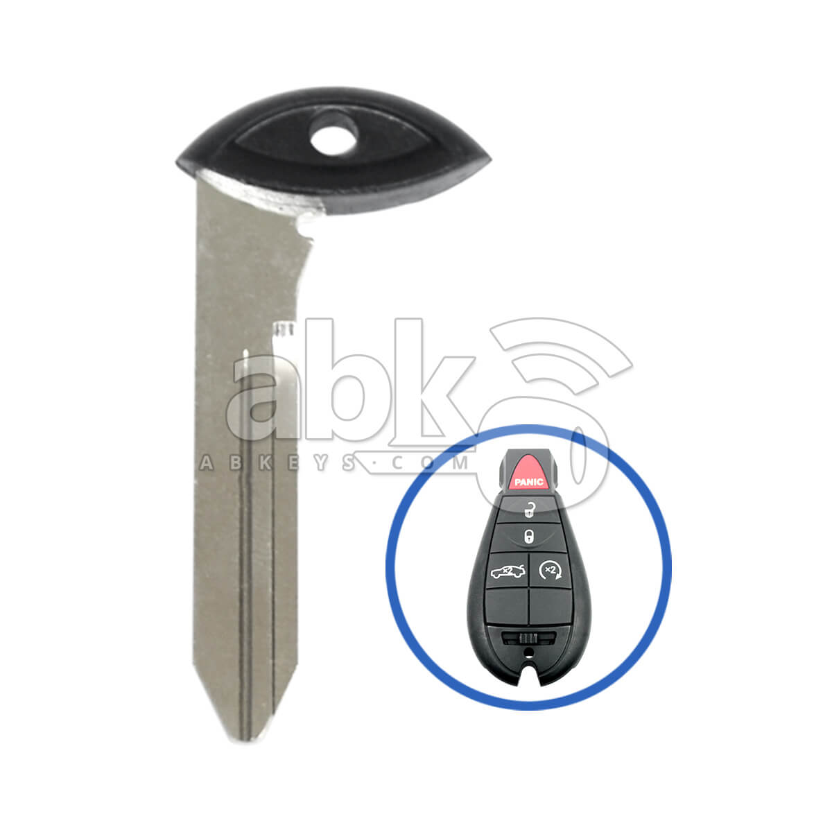 Jeep Fobik Smart Key Blade 25Pcs Bundle 68029829AB CY22 |ABKEYS