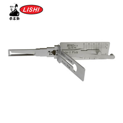 Original Lishi HU92-AG Twin Lifter 3-in-1 Pick & Decoder for Bmw Lishi Tool Anti Glare
