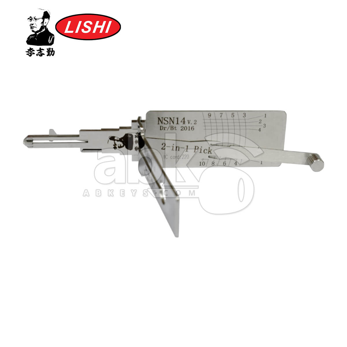 Original Lishi NSN14 Pick & Decoder for Nissan Lishi Tool |ABKEYS