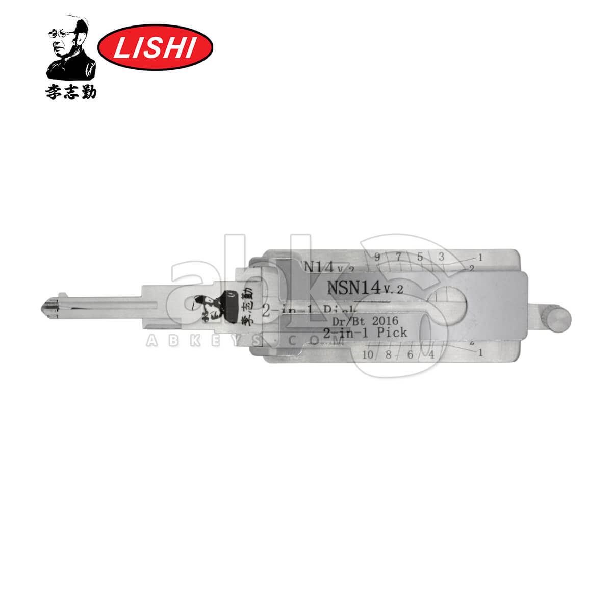 Original Lishi NSN14 2 in 1 Pick & Decoder for Nissan Tool   ABK 5271 ABKEYS
