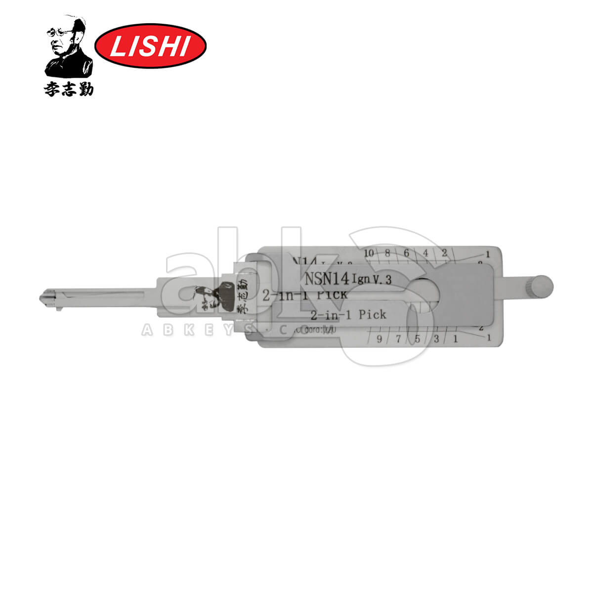 Original Lishi NSN14 3 in 1 Pick & Decoder for Nissan Tool   ABK 5272 ABKEYS
