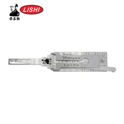 Оригинальная Отмычка и Декодер Lishi Toyota 2014 V1 2track 3-в-1 для Toyota 2014+ Инструмент Lishi
