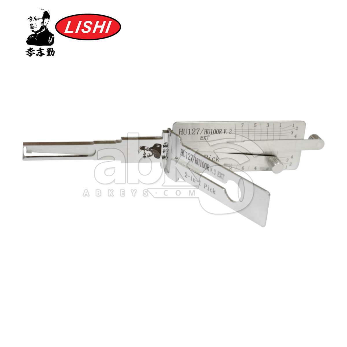 Original Lishi HU100R V3 2 in 1 Pick & Decoder for Bmw Lishi Tool   ABK 5291   ABKEYS