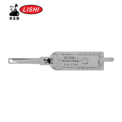 Original Lishi HU100R-AG V3 2-in-1 Pick & Decoder for Bmw Lishi Tool Anti Glare