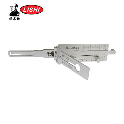 Original Lishi HU100R-AG V3 2-in-1 Pick & Decoder for Bmw Lishi Tool Anti Glare - ABK-5292