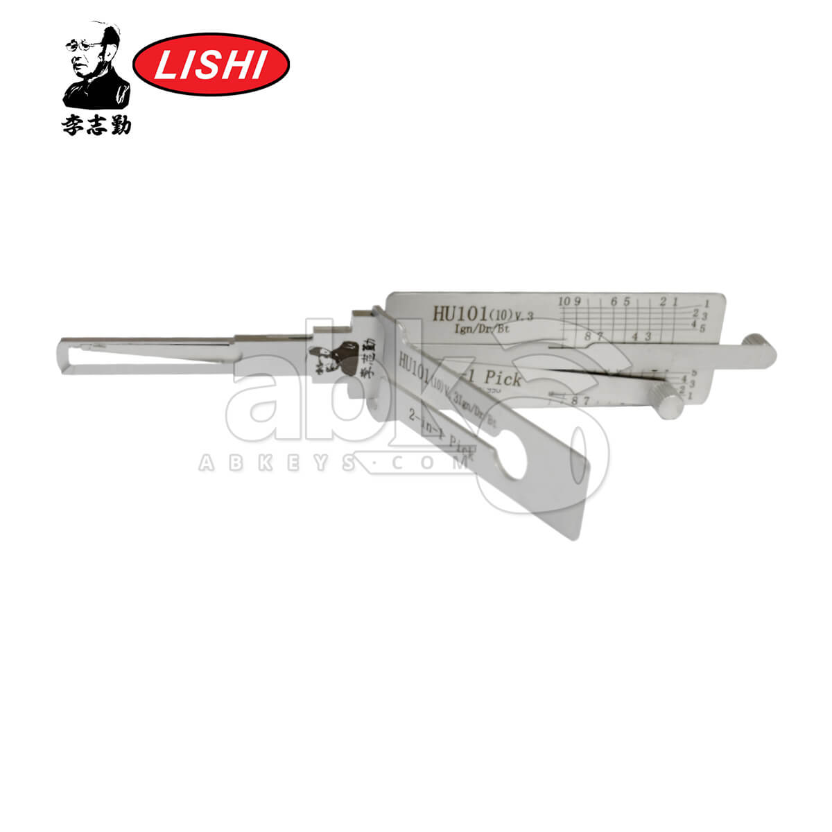 Original Lishi HU101-AG V3 3-in-1 Pick & Decoder for Ford Lishi Tool Anti Glare - ABK-5294