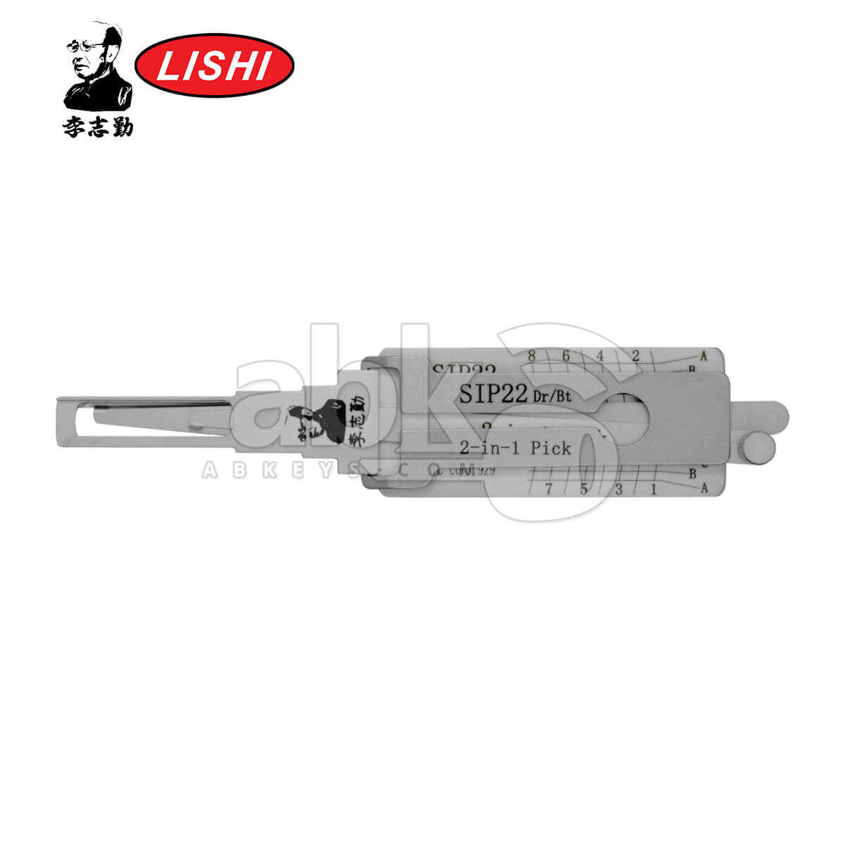 Original Lishi SIP22 2 in 1 Pick & Decoder for Fiat Tool   ABK 5295 ABKEYS