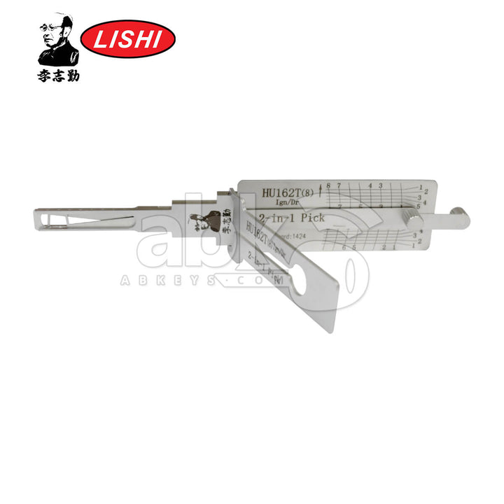 Original Lishi HU162-AG 8Cut 3-in-1 Pick & Decoder for VW 2015+ Lishi Tool Anti Glare - ABK-5298