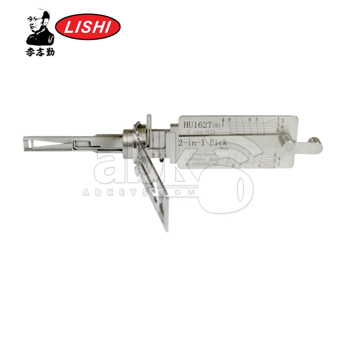 Original Lishi HU162 SC9 9Cut 2 in 1 Pick & Decoder for VW 2015+ Lishi Tool   ABK 5300   ABKEYS