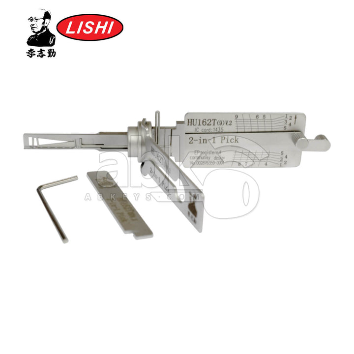 Original Lishi HU162-SC9-AG 9Cut V2 2-in-1 Pick & Decoder for VW 2015+ Lishi Tool Anti Glare