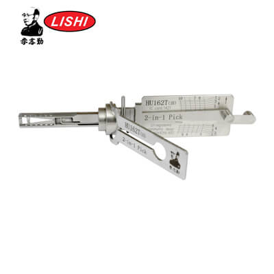 Original Lishi HU162-SC10 10Cut V3 2-in-1 Pick & Decoder for VW 2015+ Lishi Tool - ABK-5302