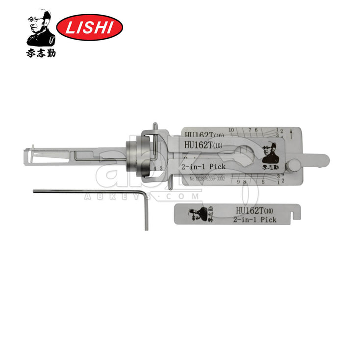 Original Lishi HU162-SC10-AG 10Cut V3 2-in-1 Pick & Decoder for VW 2015+ Lishi Tool Anti Glare