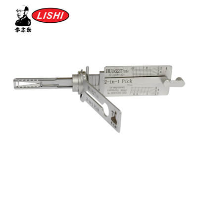 Original Lishi HU162-SC10-AG 10Cut V3 2-in-1 Pick & Decoder for VW 2015+ Lishi Tool Anti Glare