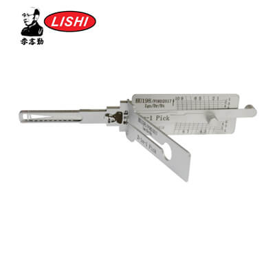 Original Lishi HU198-AG 3-in-1 Pick & Decoder for Ford 2017+ Lishi Tool Anti Glare - ABK-5305