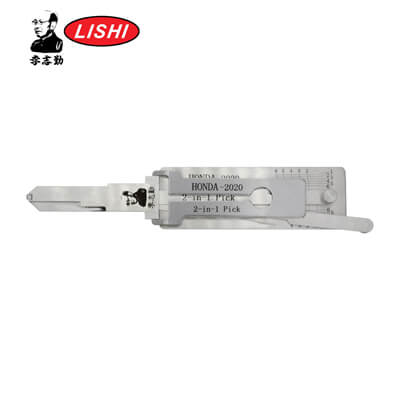Original Lishi Honda 2020+ Mitad Gruesa 2-en-1 Herramienta Apertura & Decodificador Lishi
