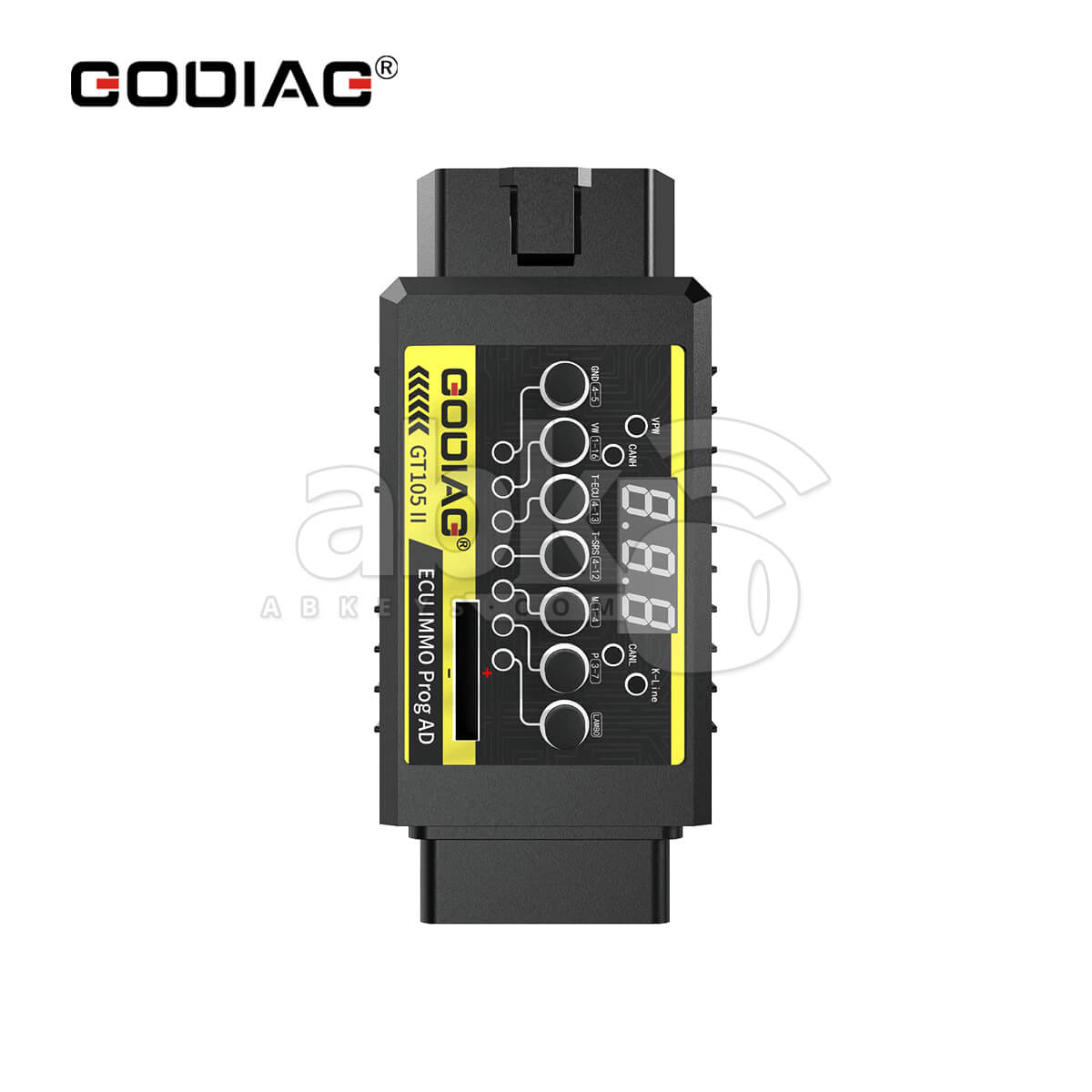GODIAG GT105 II ECU IMMO Prog AD OBD2 Break Out Box ECU Connector Display Vehicle Voltage   ABK 537