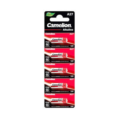 Batería Remota Camelion 27A Para Mandos Y Llaves Inteligentes 5 Uds Conjunto