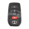 Toyota Land Cruiser 2021-2023 Smart Key 4Buttons 8990H-60460 433MHz B3N2K2R - ABK-5513 - ABKEYS.COM