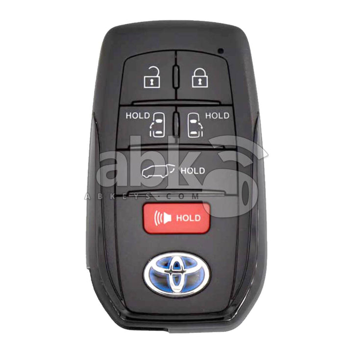 Toyota Sienna 2021-2023 Smart Key 6Buttons 8990H-08010 315MHz HYQ14FBX P1 BA - ABK-5517 - ABKEYS.COM